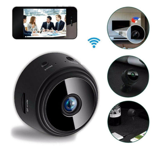 A9 Smart Mini Camera IP 1080P Wireless Wi-Fi - Black