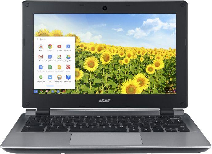 Acer Chromebook 11 C730 Laptop 11.6" - Intel Celeron N2840 2.16GHz - 16GB - Gray - 4GB RAM - Good