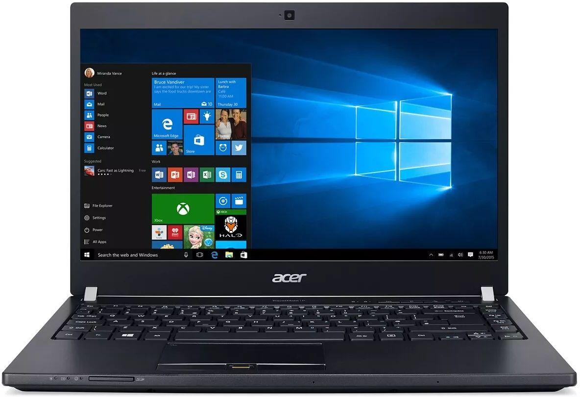 Acer TravelMate P648-M Laptop 14" - Intel Core i7-6500U 2.5GHz - 256GB - Black - 8GB RAM - 14 Inch - Excellent