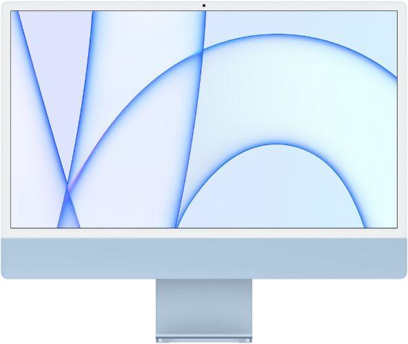 Apple iMac 4.5K Retina 2021 M1 8-Core - M1 Chip 8-core CPU + 7-core GPU - 256GB - Blue - 8GB RAM - 24 Inch - Excellent