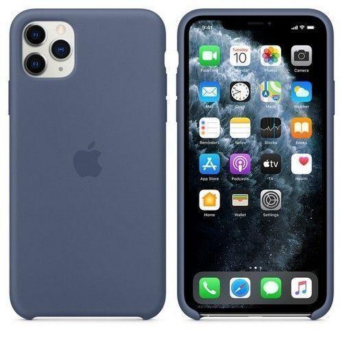 Apple  Silicone Phone Case for iPhone 11 Pro Max - Alaskan Blue - Brand New