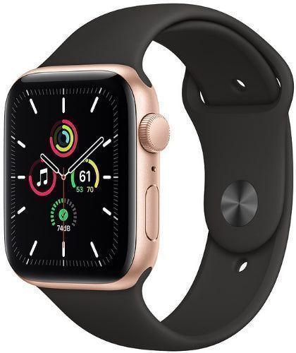 Apple Watch Series 5 (GPS) - 32GB - 40mm - Gold Aluminum Case with Black Rubber Sport Band