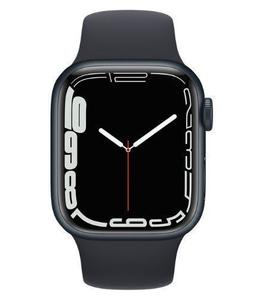 Apple  Watch Series 7 - 32GB - GPS - 45mm - Midnight - Aluminum - Midnight - Sport Band - Rubber - Excellent