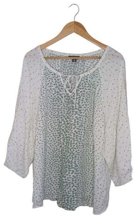 Autograph  Patterned Blouse 18 - Green - Excellent