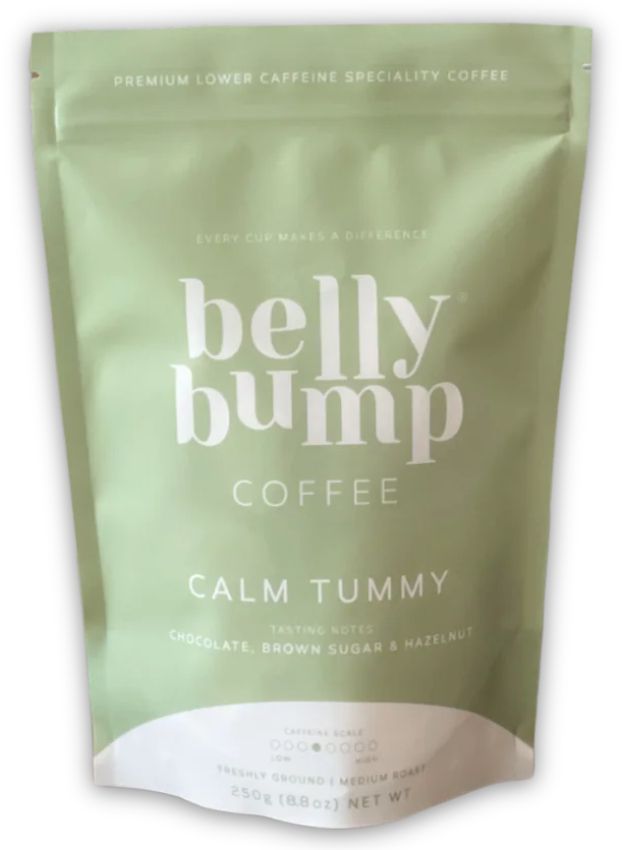 BellyBump Coffee Calm Tummy Whole Bean 250g - Green - Premium