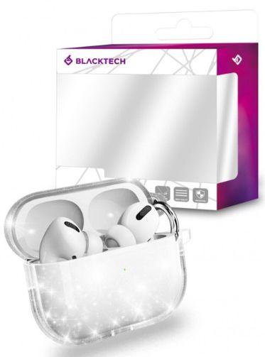 Blacktech  Stay AirPods Case for AirPods Pro - Clear (Glitter) - Brand New