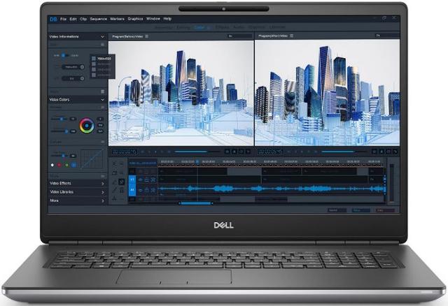 Dell Precision 7760 Mobile Workstation Laptop 17.3" Intel Core  i5-11500H 2.9GHz in Grey
