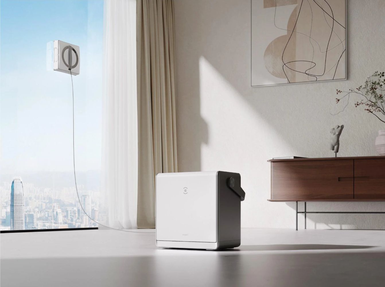 Ecovacs WINBOT W2 PRO OMNI Window Cleaning Robot - White