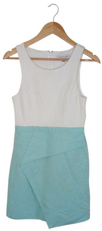 Forever  New Dress 10 - Cream/Sage - Excellent