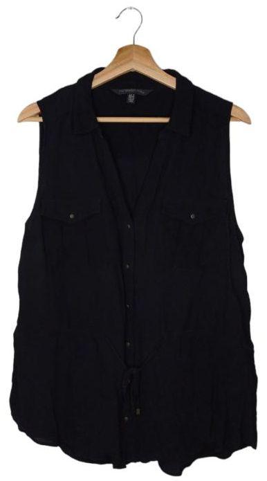 Forever New  Sleeveless Blouse 16 - Black - Excellent
