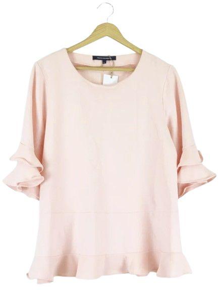 French Connection  Blouse Top L - Orange - Excellent