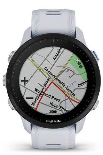 Garmin  Forerunner 955 Smartwatch - 33mm - Whitestone - Fiber-reinforced Polymer - Whitestone - Silicone Strap - Silicone - Premium