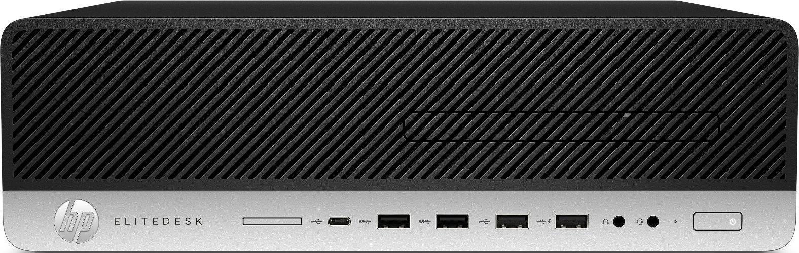 HP  EliteDesk 800 G4 Desktop SFF - Intel Core i5-8500 3.0GHz - 256GB - Black - 8GB RAM - Excellent