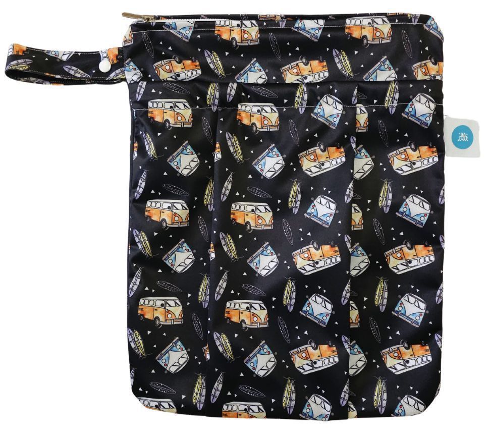 Itti Bitti Premium Double Pocket Wetbag - Bruce