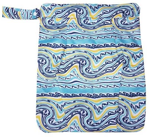 Itti Bitti Premium Double Pocket Wetbag - Summer Wave
