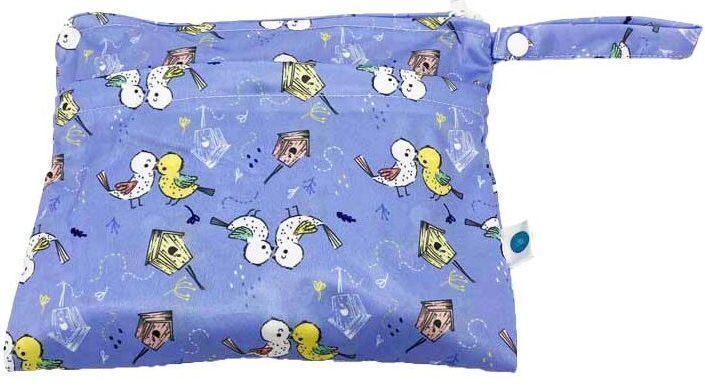 Itti Small Double Pocket Wetbag - Love Birds