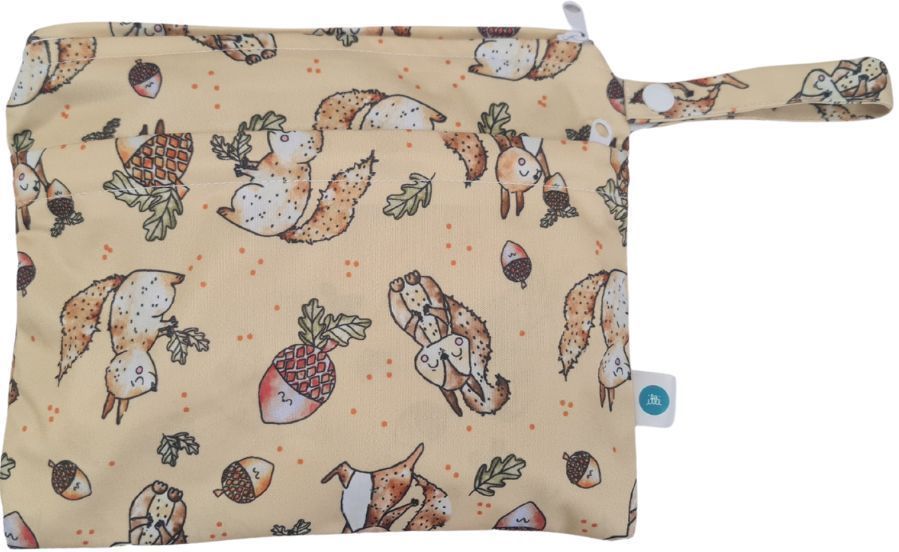 Itti Small Double Pocket Wetbag - Woodland