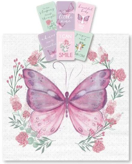 Jiggle & Giggle  Milestone Muslin Set - Butterfly - Over Stock