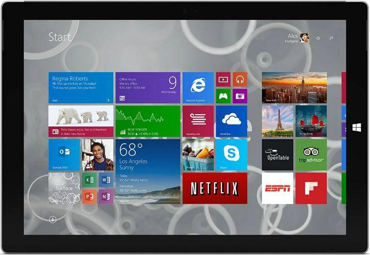 Microsoft  Surface Pro 3 - Intel Core i7-4650U 1.7GHz - 256GB - Silver - 8GB RAM - 12 Inch - Excellent