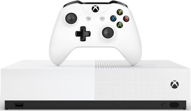 Microsoft Xbox One S Gaming Console (All-Digital Edition) 500GB in Robot White in Premium condition