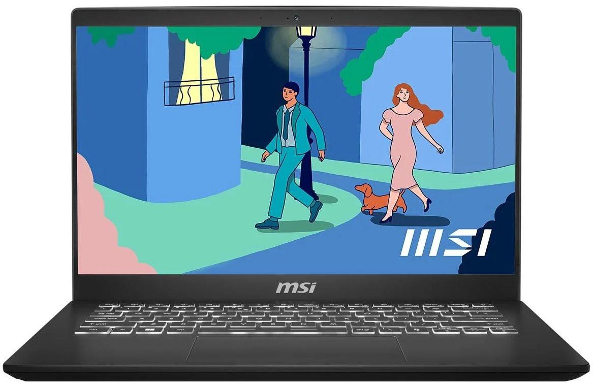 MSI Modern 14 C7M Laptop 14" - AMD Ryzen 5 7430U 2.3GHz - 512GB - Classic Black - 8GB RAM - 14 Inch - Premium