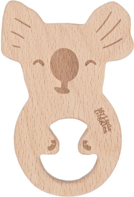 My Little Giggles  Koko Koala Teether - Wood - Over Stock
