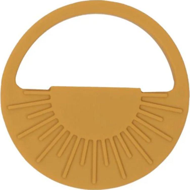 My Little Giggles Silicone Sun Teether - Brand New - Mustard