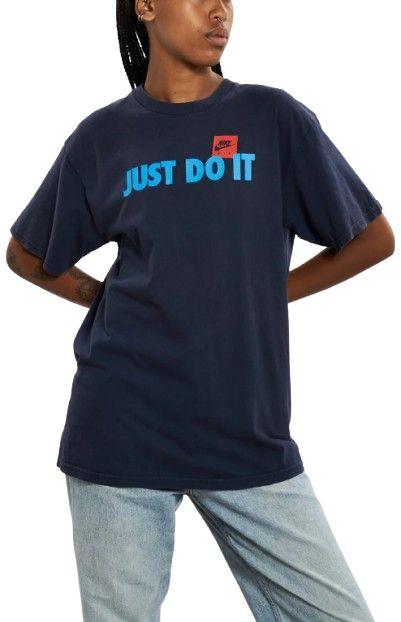 Nike  'Just Do It' Tee M - Blue - Excellent