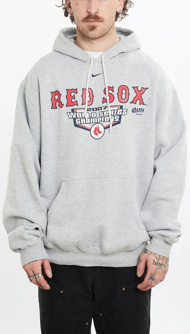 Nike  MLB Boston Red Sox Hooded Sweatshirt L - Grey - Excellent