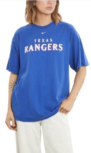 Nike  MLB Texas Rangers Tee M - Blue - Excellent