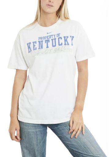 Nike  NCAA University of Kentucky Wildcats Tee M - White - Excellent