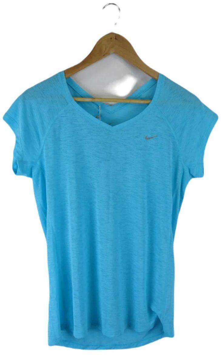 Nike  Women T-shirt M - Blue - Excellent