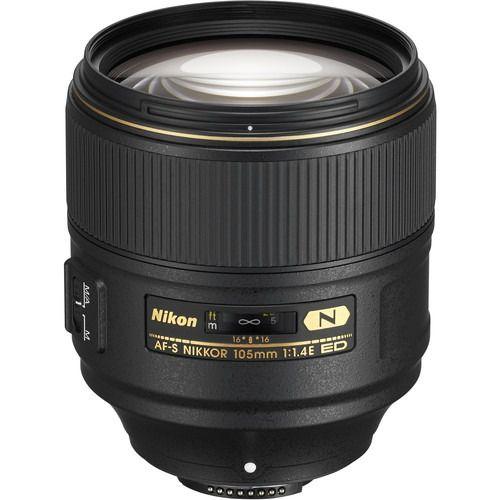 Nikon  AF-S NIKKOR 105mm f/1.4E ED Lens - Black - Brand New