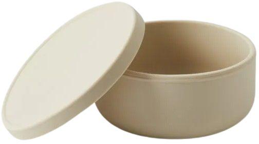 Nordic Kids  Henny Silicone Bowl with Lid - Almond - Over Stock