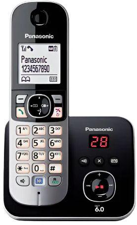 Panasonic  Cordless Phone Single KXTG6821ALB - Black/Silver - Excellent