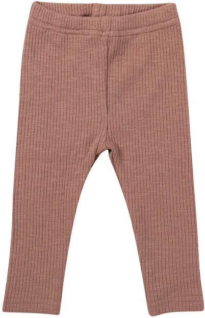 Ponchik Babies + Kids  Cotton Ribbed Leggings (3 - 6M) - Crepe - Over Stock