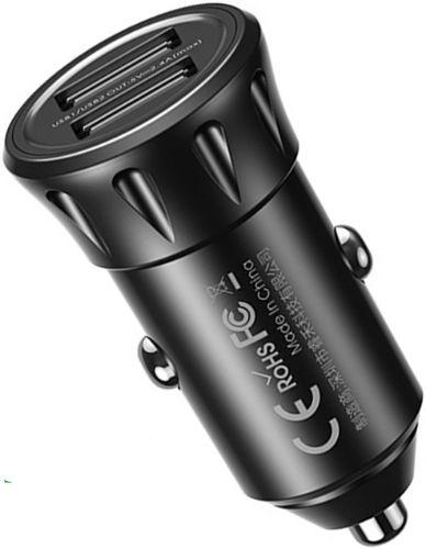 Remax  RCC236 Vanguard Series 2.4A Car Charger - Black - Brand New