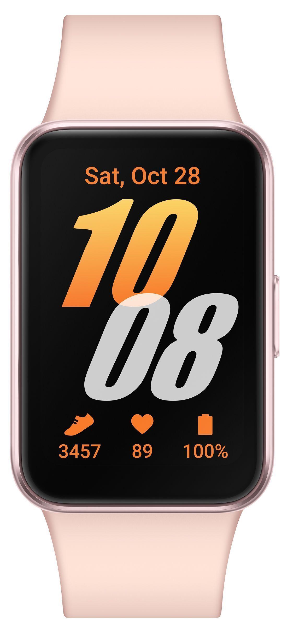 Samsung Galaxy Fit3 - 256GB - Pink Gold Aluminum Case with Pink Gold Silicone Strap Silicone