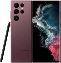 Samsung Galaxy S22 Ultra (5G) - 128GB - Burgundy - Single Sim - Excellent
