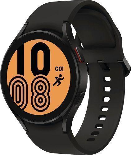 Samsung Galaxy Watch4 (Bluetooth) - 16GB - 40mm - Black Aluminum Case with Black Fluoroelastomer Sport Band