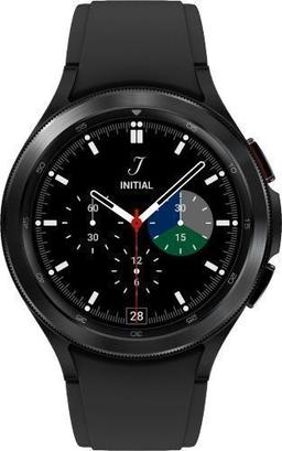 Samsung Galaxy Watch4 (Bluetooth + LTE) - 16GB - 42mm - Black Classic (Stainless Steel) Case with Black Fluoroelastomer Ridge Sports Band