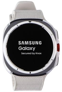 Galaxy Watch Ultra - 32GB - 47mm - Titanium White Titanium Case with White Sand Silicone Silicone