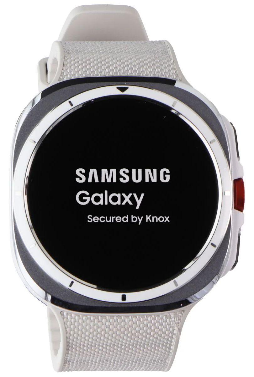 Galaxy Watch Ultra - 32GB - 47mm - Titanium White Titanium Case with White Sand Silicone Silicone
