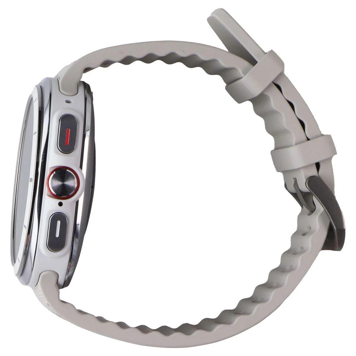 Galaxy Watch Ultra - 32GB - 47mm - Titanium White Titanium Case with White Sand Silicone Silicone