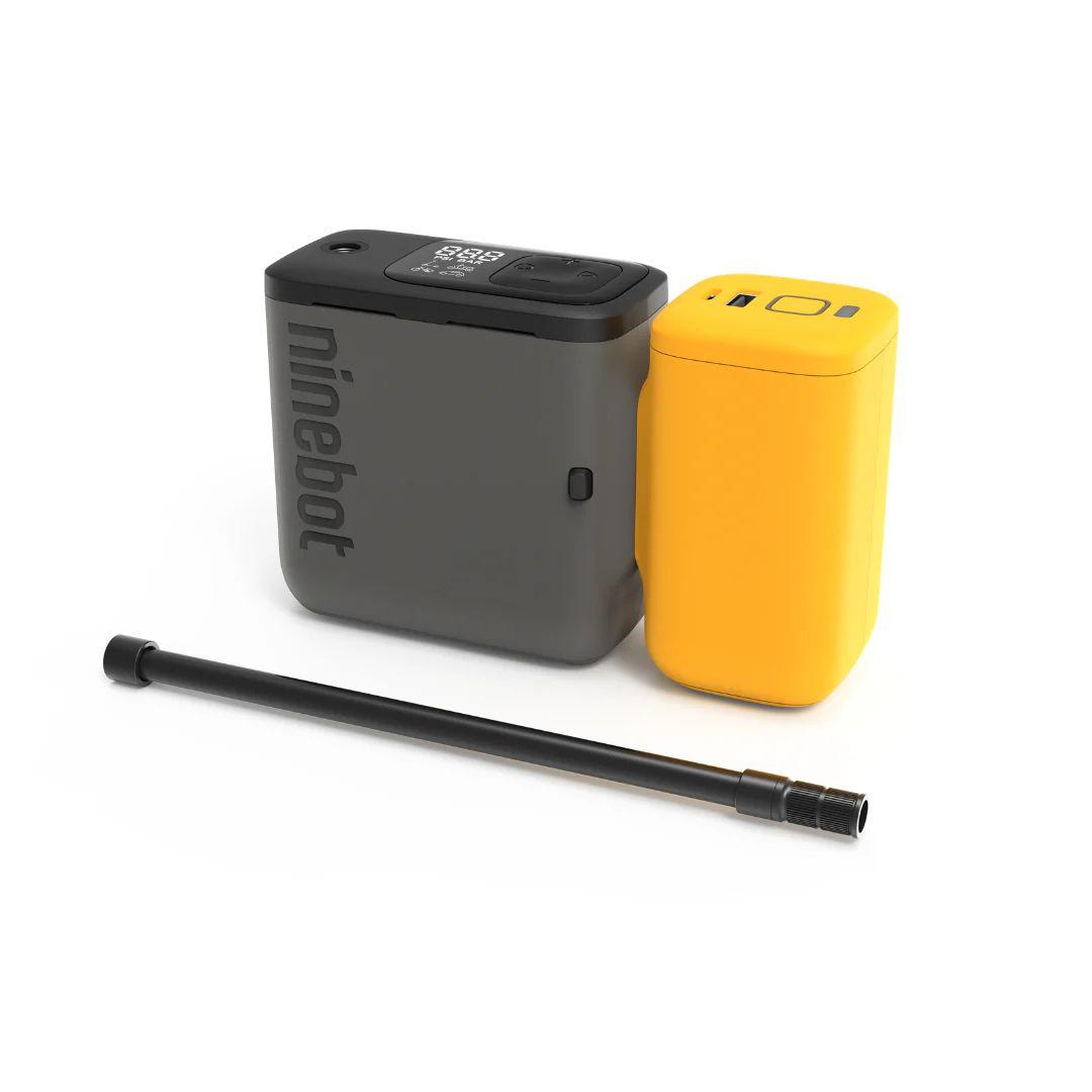 Segway -Ninebot Electric Raid Tire Inflator - Grey/Orange - Excellent