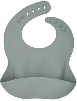 Smoosh Silicone Bib - Grey