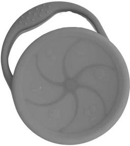 Smoosh Snack Cup with Lid - Grey