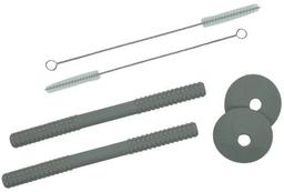 Smoosh Straw Set - Grey