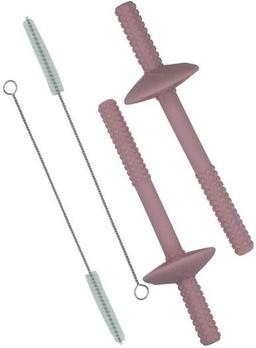 Smoosh Straw Set - Pink