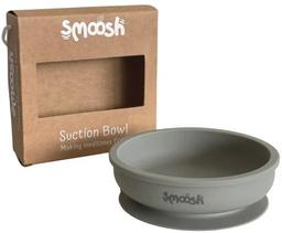 Smoosh Suction Bowl - Grey
